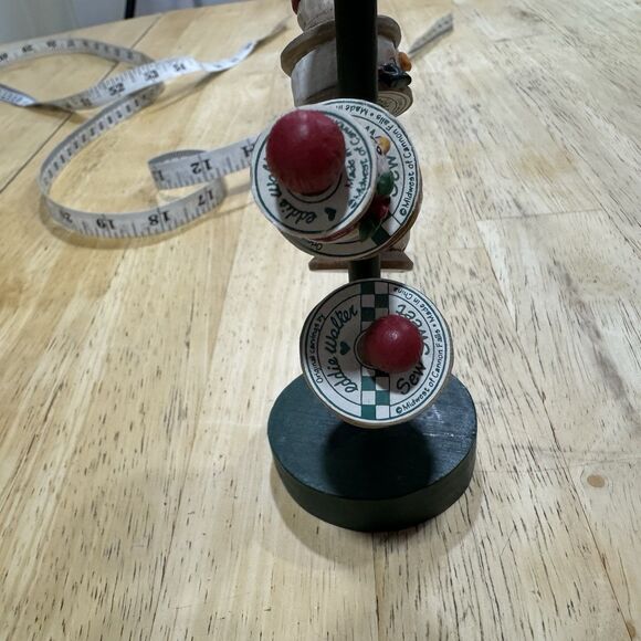 Eddie Walker Life's Little Gifts Sewing Spools Christmas Tree Folk Art Country - Picture 12 of 15